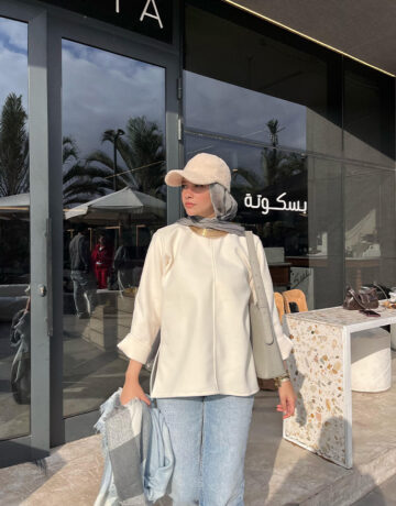 Rouge Top-Offwhite - inaraonline