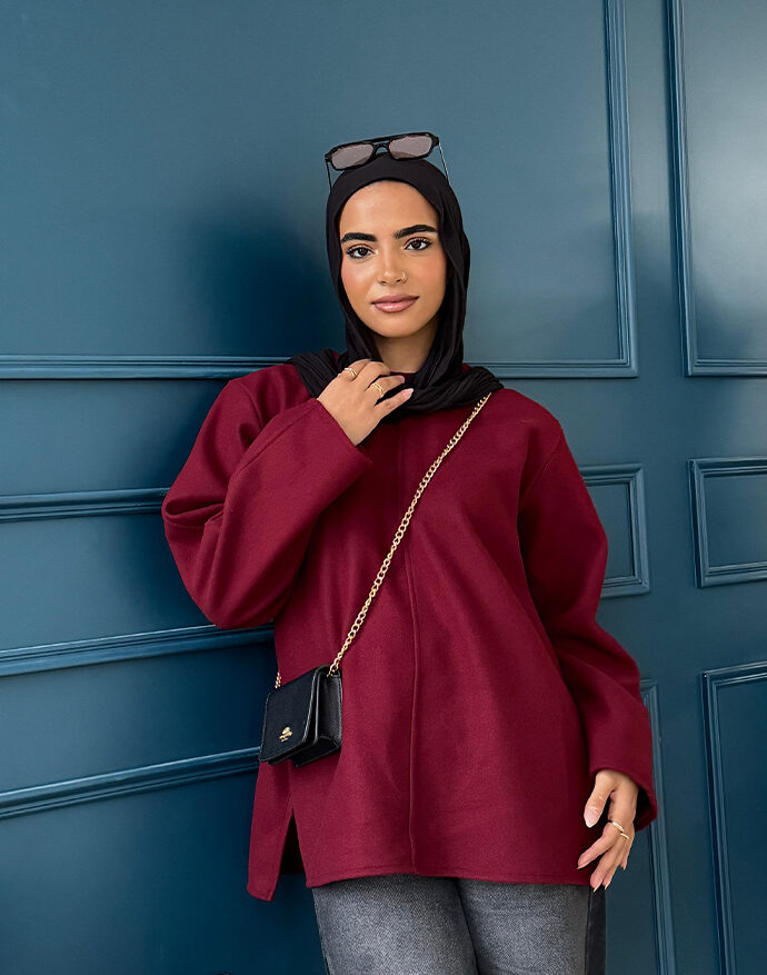 Rouge Top-Burgundy - Inaraonline