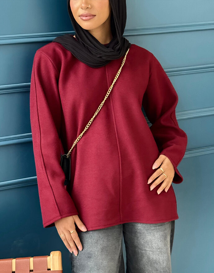 Rouge Top-Burgundy - Inaraonline