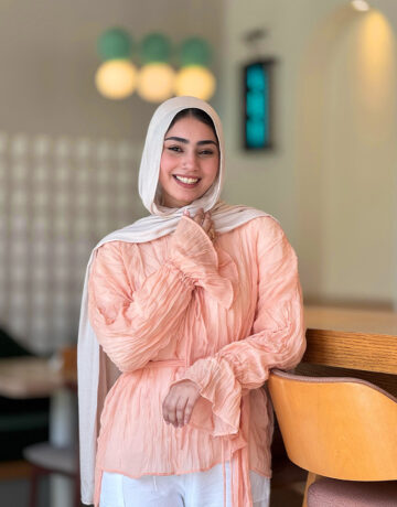 Crinkle Blouse-Peach Fuzz