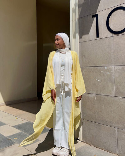 Zahraa Cardigan-Yellow