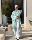 Zahraa Cardigan-Mint