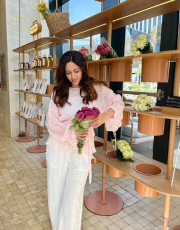 Crinkle Blouse-Powder Pink