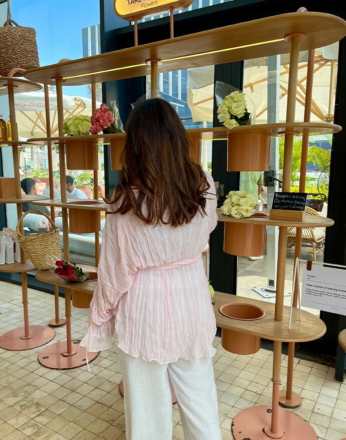 Crinkle Blouse-Powder Pink