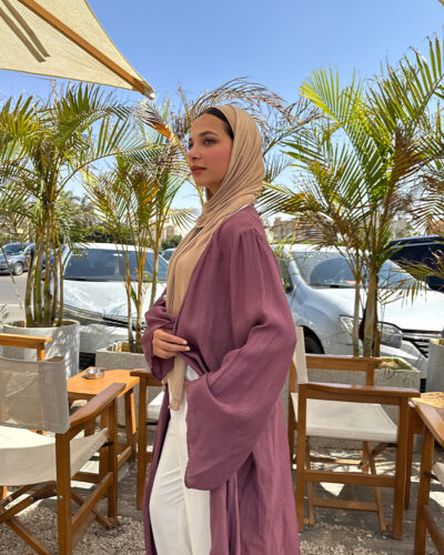 Zahraa Cardigan-Purple