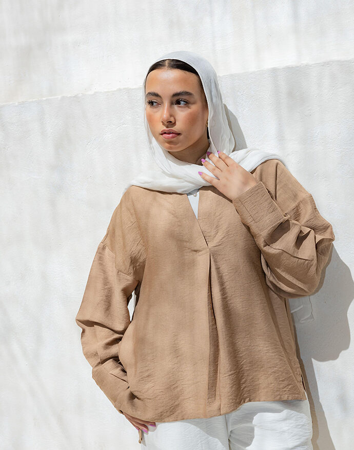Breezy Shirt-Mocha