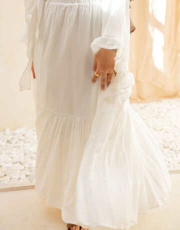 Noura Skirt-Offwhite