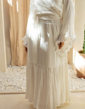 Noura Skirt-Offwhite